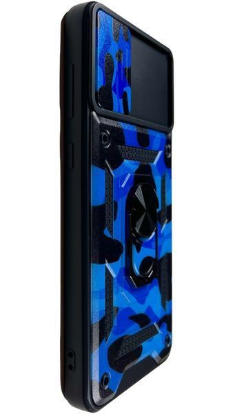 PC + TPU чехол Camo для Samsung Galaxy A04 (на самсунг а04) синий 087105 фото