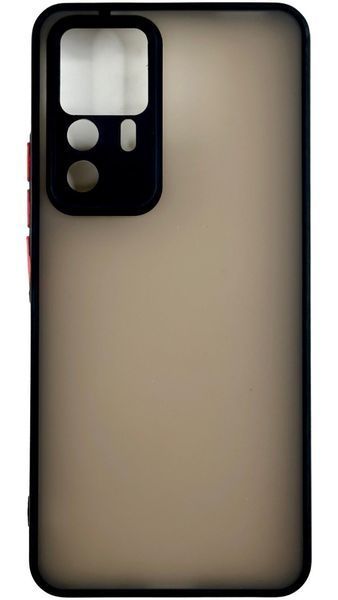TPU чохол накладка Matte Color Case для Xiaomi 12T чорний 092088 фото