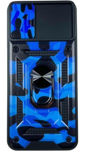 PC + TPU чехол Camo для Samsung Galaxy A04 (на самсунг а04) синий 087105 фото