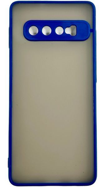 TPU чохол накладка Matte Color Case для Samsung Galaxy S10 Plus синій 092238 фото