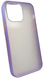 TPU чохол Matte Color Case (TPU) на iPhone 14 Pro Max (на айфон 14 про макс) фіолетовий 086257 фото 3