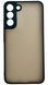 TPU чохол накладка Matte Color Case для Samsung Galaxy S22 Plus чорний 092188 фото 2