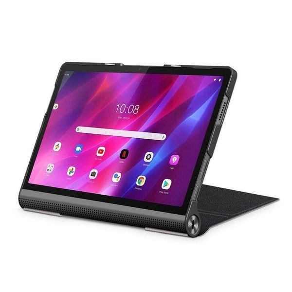 Шкіряний чохол книжка Crazy Horse для Lenovo Yoga Tab 11 чорний 093956 фото