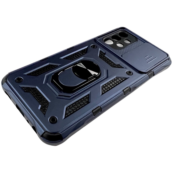 PC + TPU чохол Armor Camshield для Samsung Galaxy A13 (4G) / синій 085917 фото