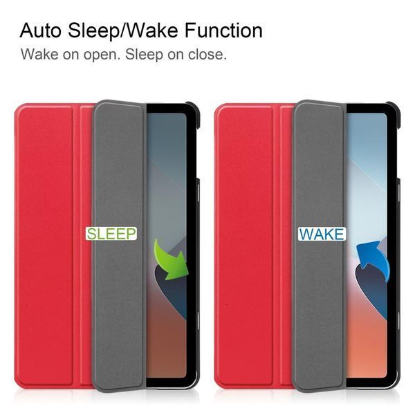 Шкіряний чохол-книжка Crazy Horse для Oppo Pad Air червоний 090031 фото