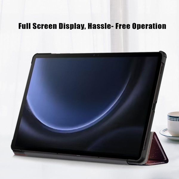 Чохол книжка Crazy Horse для Samsung Galaxy Tab S9 FE (10.9") / sakura 093941 фото