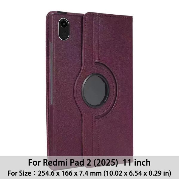Чохол книжка 360 на Xiaomi Redmi Pad 2 (11")/ баклажановий 100301 фото