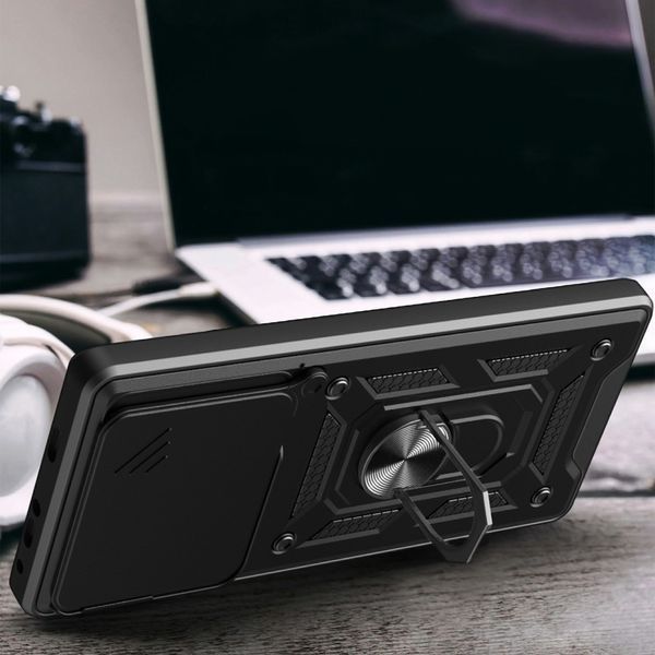 PC + TPU чехол Camshield Armor для Infinix Note 40 Pro Plus / синий 200436 фото
