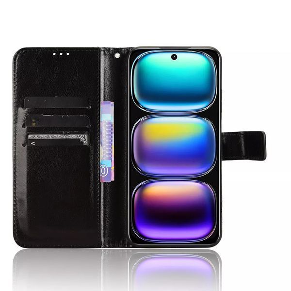 Чехол книжка Book case для Infinix Hot 50i / черный 097889 фото