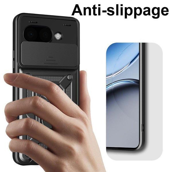 PC + TPU чохол Camshield Armor для Google Pixel 9A / сріблястий 098020 фото