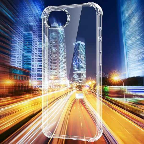 Противоударный силиконовый чехол WXD для iPhone 16e / прозрачный 098866 фото