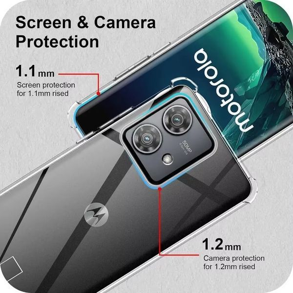 Противоударный чехол WXD для Motorola G55 (5G) / прозрачный 098863 фото