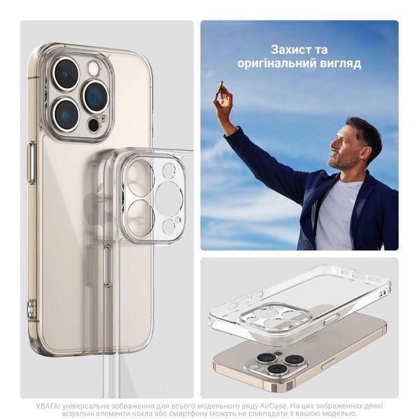 Чохол WXD силіконовий протиударний для Tecno Spark Go 1 прозорий 099344 фото