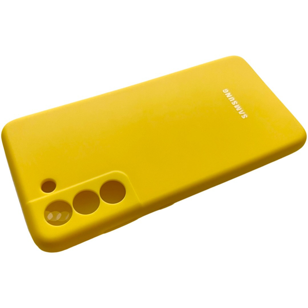Чохол Soft touch для Samsung Galaxy S21 FE / жовтий 086108 фото