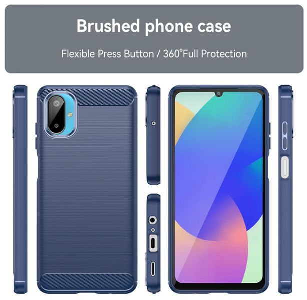 TPU чохол накладка Urban для Samsung Galaxy M06 (5G) / синій 202929 фото