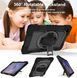 PC + TPU чохол Carbon Armor Tablet на планшет Samsung Galaxy Tab A11 Plus (11") / чорний 100606 фото 5