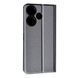 Чохол книжка Fibra case для Xiaomi Redmi 13 (4G) / сірий 097437 фото 2