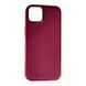 TPU чохол Leather New на iPhone 14 Plus (на айфон 14 плюс) бордовий 086710 фото 1