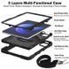 PC + TPU чехол Carbon Armor Cover Tablet на Xiaomi Pad 7 (11.2") / черный 099536 фото 3
