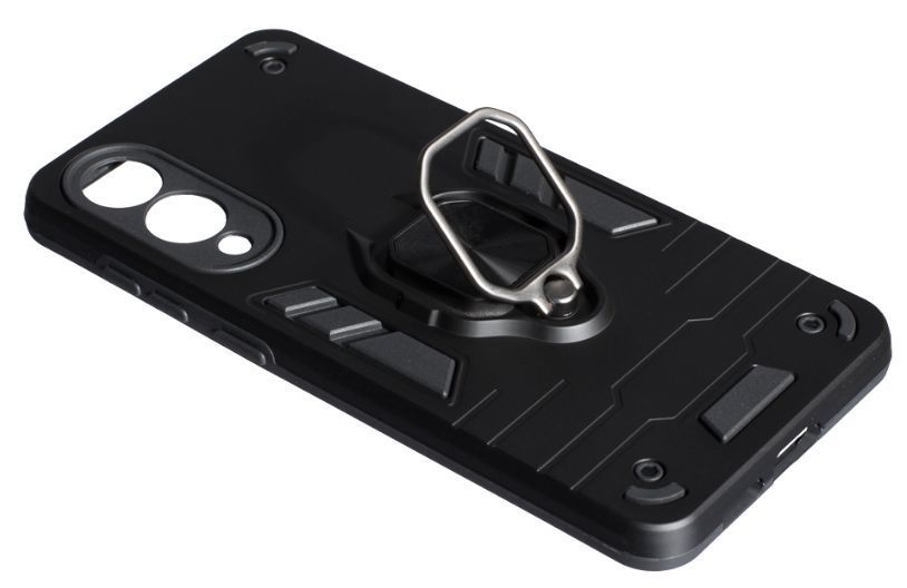 PC + TPU чехол New Transformer для Samsung Galaxy S25 Edge / черный 203691 фото