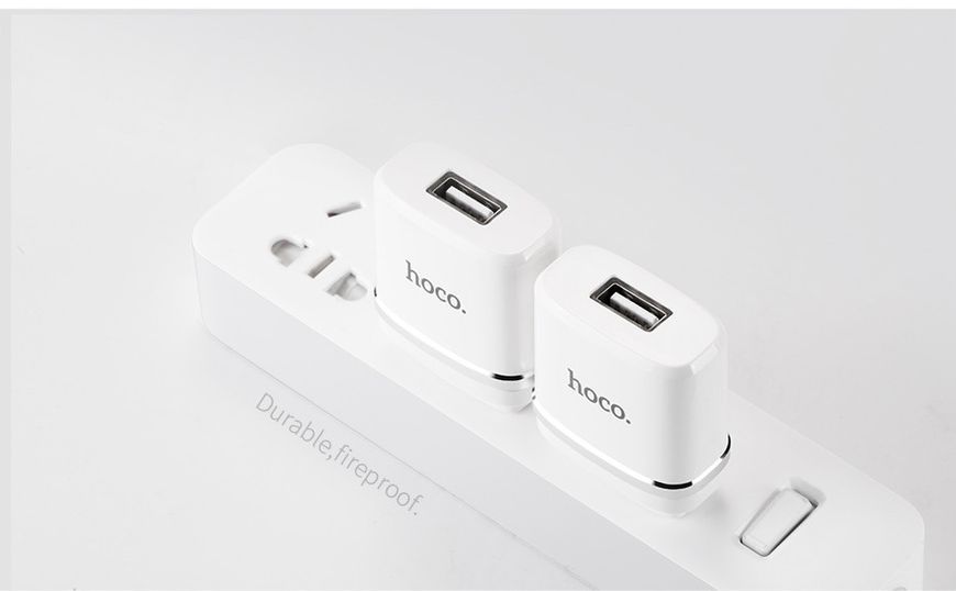 Мережеве ЗУ HOCO C11 Smart 1A 1USB 50986 фото