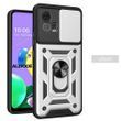 PC + TPU чохол Camshield armor для Motorola G72 / сріблястий