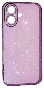 Чохол силіконовий Clear Shine на iPhone 16 / фіолетовий 203219 фото