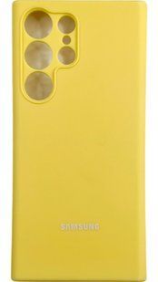 Чехол Soft touch на Samsung Galaxy S23 Ultra / желтый 087758 фото