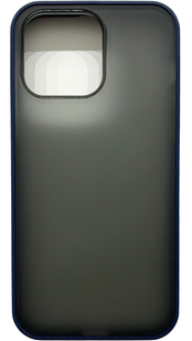 TPU чехол Matte Color Case (TPU) на iPhone 14 Pro Max (на айфон 14 про макс) черный 086258 фото