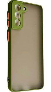 TPU чохол накладка Matte Color Case для Samsung Galaxy S21 світло-зелений 092189 фото