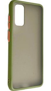 TPU чехол накладка Matte Color Case для Samsung Galaxy S20 светло-зеленый 080799 фото