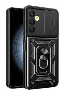 PC + TPU чохол Camshield Armor для Samsung Galaxy S24 FE / чорний 097657 фото