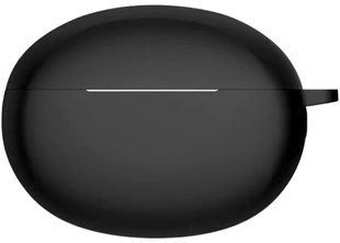 Силиконовый чехол с карабином для OPPO Enco X2 (на оппо энко х2) черный 87408 фото