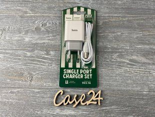 СЗП Hoco C81A з кабелем Type-C (1USB, 2.1А) 1 м 82652 фото