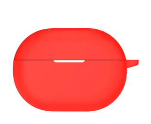 Силиконовый чехол с карабином для Huawei FreeBuds Pro 2 красный 90677 фото
