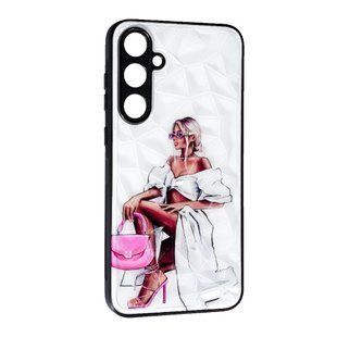 Чохол накладка Prisma Ladies для Samsung Galaxy A55 Pink Bag 096162 фото