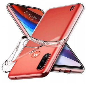 Ультратонкий 0,3 мм чехол для Motorola E7i Power (на мото е7и повер) прозрачный 86009 фото