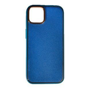 TPU чохол Leather New на iPhone 14 Plus (на айфон 14 плюс) синій 086711 фото