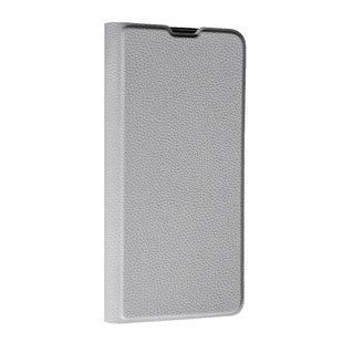 Кожаный чехол книжка Fibra case на Xiaomi Redmi Note 13 Pro (5G) / серый 095870 фото