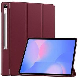 Чохол книжка Crazy Horse на планшет Samsung Galaxy Tab S10 FE Plus (13.1") / бордовий 100093 фото