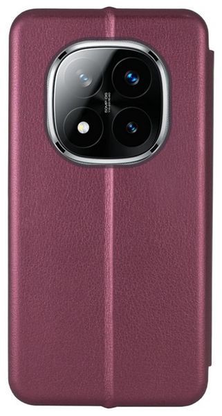 Чохол книжка Elegant book для Xiaomi Redmi Note 14 Pro Plus (5G) / бордовий 202317 фото