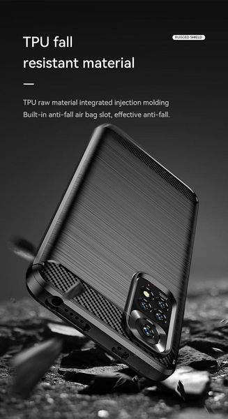 TPU чехол накладка Urban для Xiaomi Redmi Note 11 Pro (5G) / синий 088369 фото