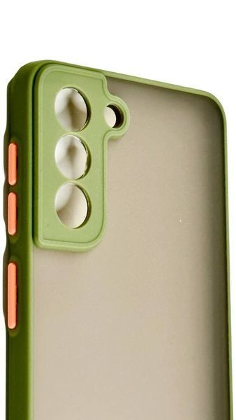 TPU чохол накладка Matte Color Case для Samsung Galaxy S21 світло-зелений 092189 фото