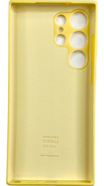 Чехол Soft touch на Samsung Galaxy S23 Ultra / желтый 087758 фото