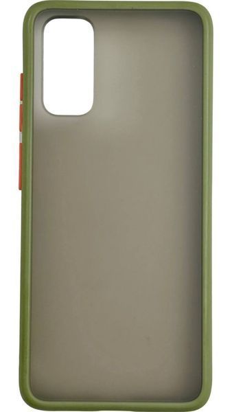 TPU чехол накладка Matte Color Case для Samsung Galaxy S20 светло-зеленый 080799 фото