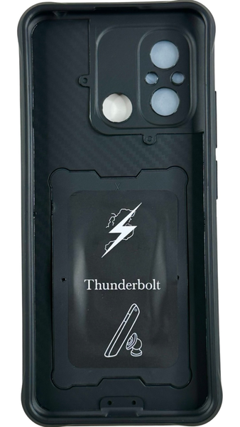 PC + TPU чохол Camshield armor на Xiaomi Redmi 12C / чорний 088828 фото