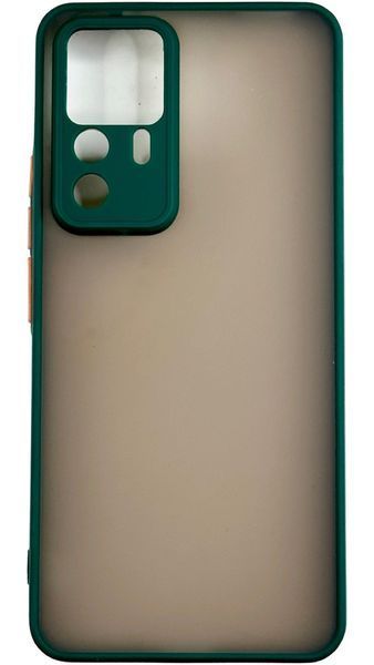 TPU чохол накладка Matte Color Case для Xiaomi 12T темно-зелений 092089 фото