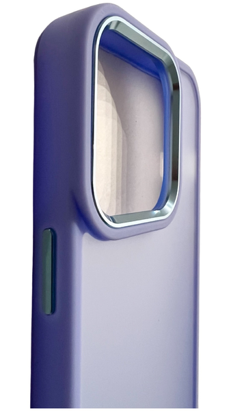 TPU чехол Metal Bezel на iPhone 14 Pro (на айфон 14 про) фиалковый 086453 фото