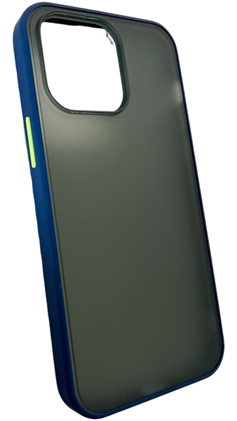 TPU чохол Matte Color Case (TPU) на iPhone 14 Pro Max (на айфон 14 про макс) чорний 086258 фото