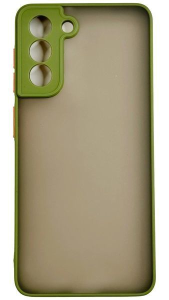 TPU чохол накладка Matte Color Case для Samsung Galaxy S21 світло-зелений 092189 фото